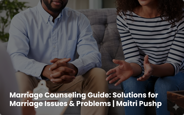 Banner for Marriage counseling guide - what is marriage counseling and marriage problems counselling solutions